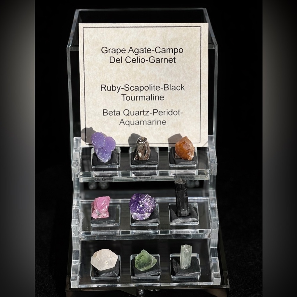 Gemstone Collection Display